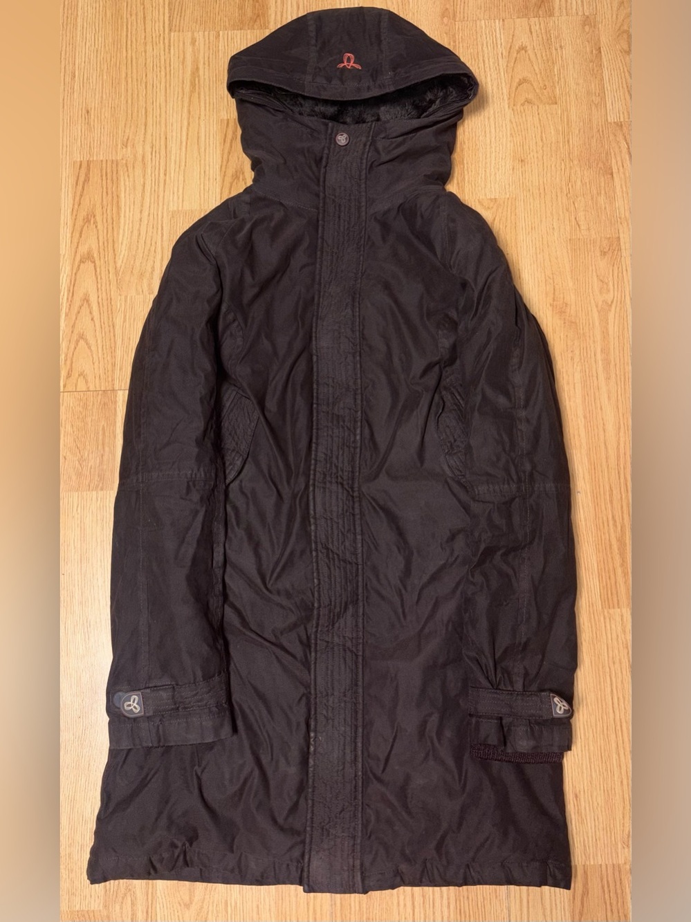 TNA Women's Black Hooded Ski Jacket